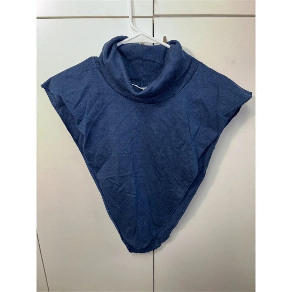 Fitting Image Mock Neck Dickies Neck Warmer One Size Fits Most Cotton Blue NEW